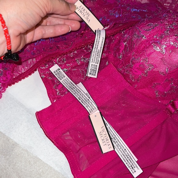 (L) 2pcs Victoria’s Secret Dream Angels Collection Set,  Corset & Cheeky… - Picture 13 of 17